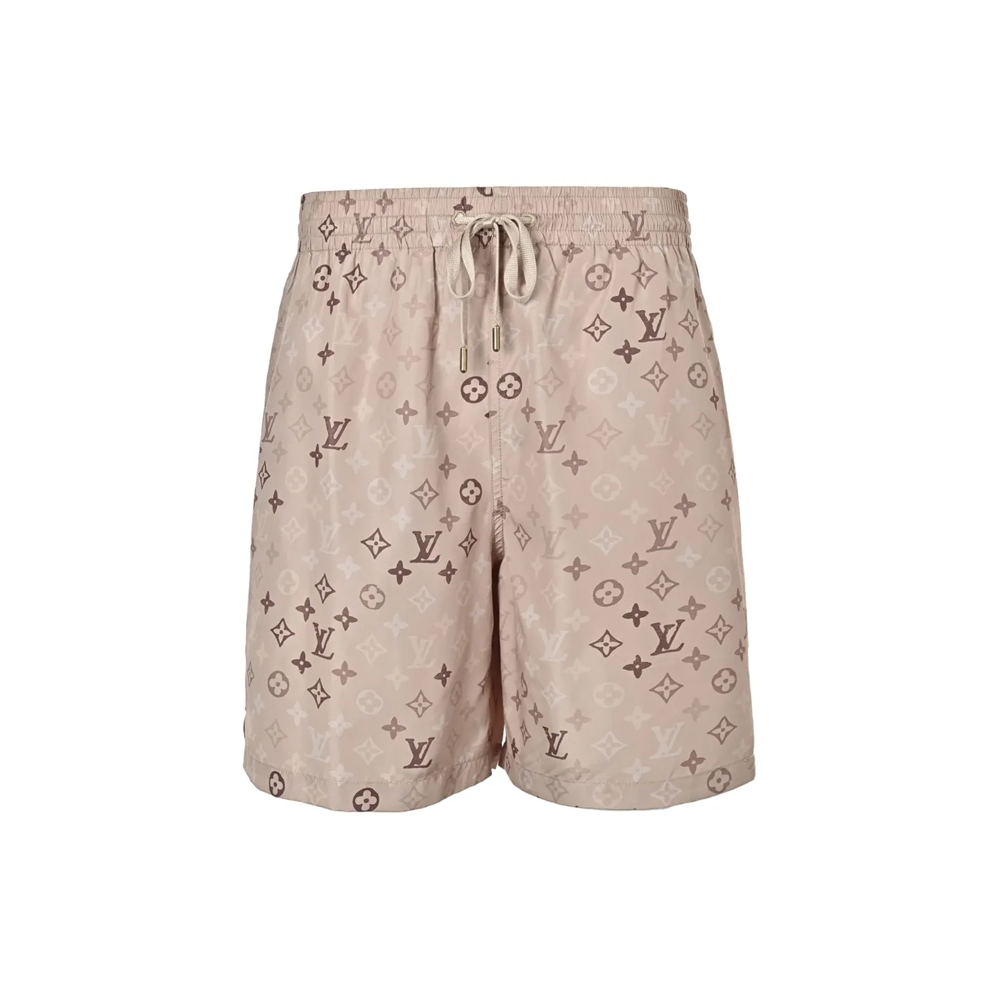 Louis Vuitton/Louis Vuitton presbyopic Khaki all-over printed suit shorts